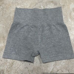 Grey Biker Shorts
